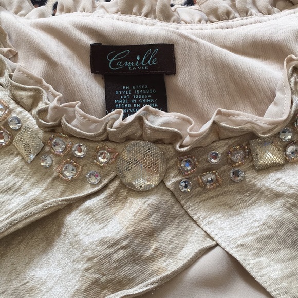 CRISTAL DETAIL DRESS - Picture 6 of 6